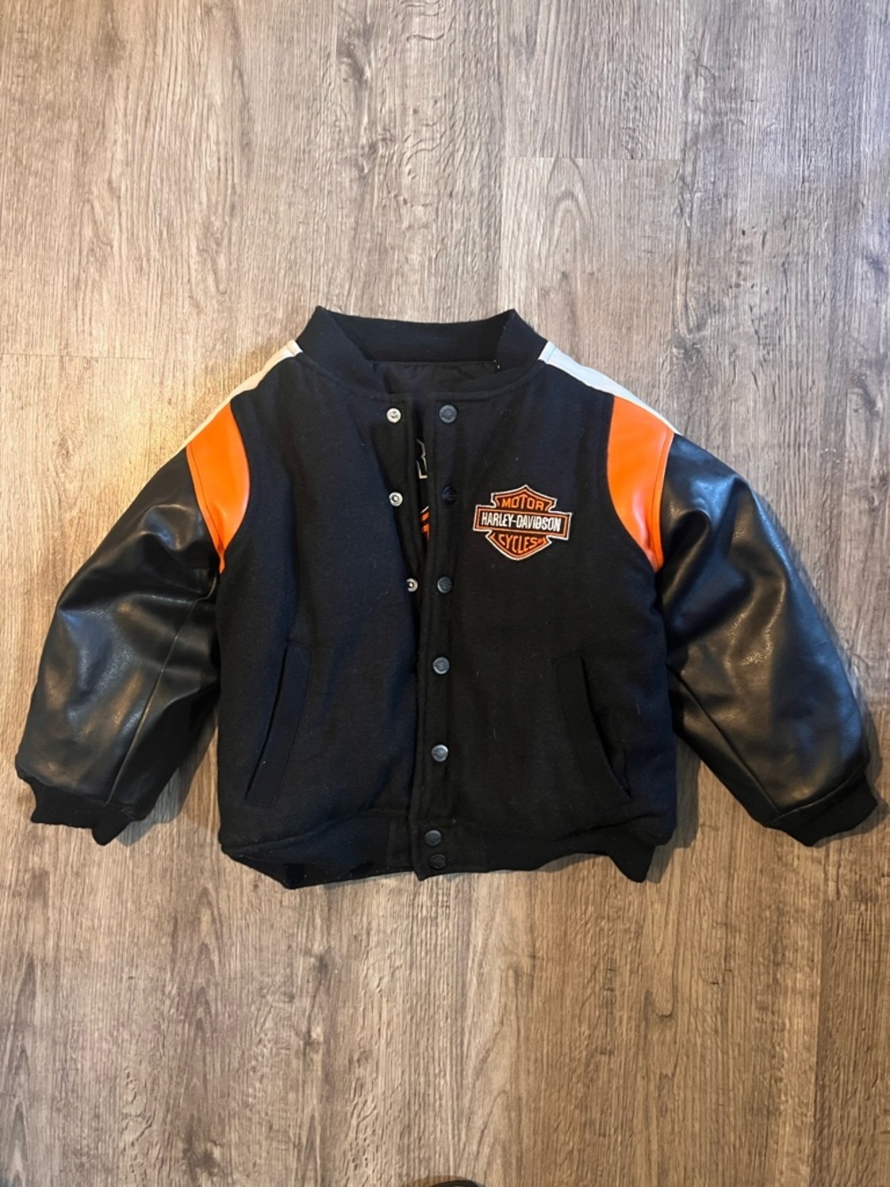 Harley-Davidson Black Reversible Jacket Size 5